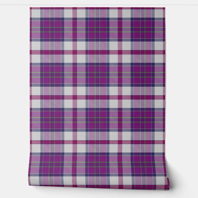 Papier Peint MacDonald de Glencoe Dance Tartan Plaid Scottish C (Déroulement)