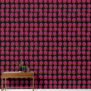 Papier Peint Magenta Pansies