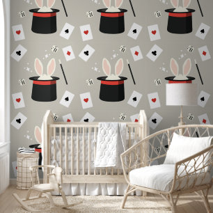 Papier Peint Magicien Spectacle Enfants Garde Chambre