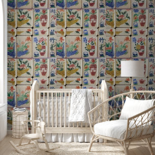 Papier peint Mahjong