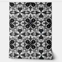 Mandala en marbre de minuit : Luxe géométrique