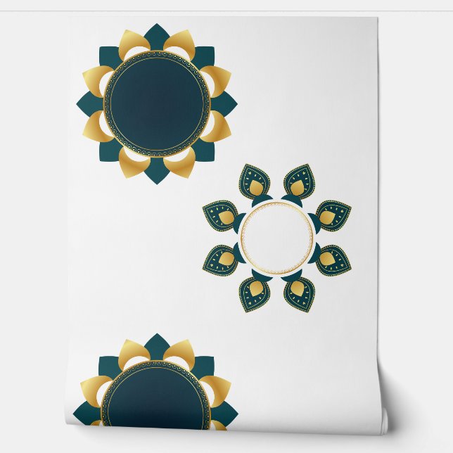 Papier Peint Mandala moderne (Déroulement)