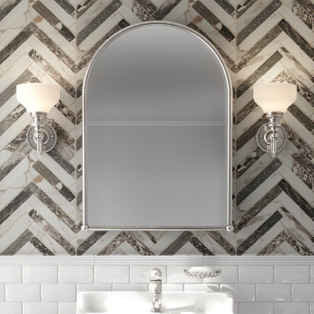 Papier Peint Marbre monochrome Chevron Herringbone  (Créateur téléchargé)
