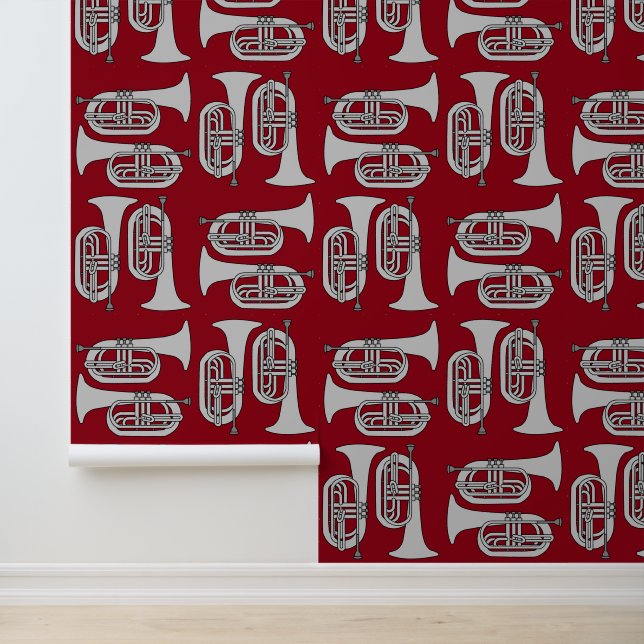 Papier Peint Marching Baritone Crosshatch (Application)