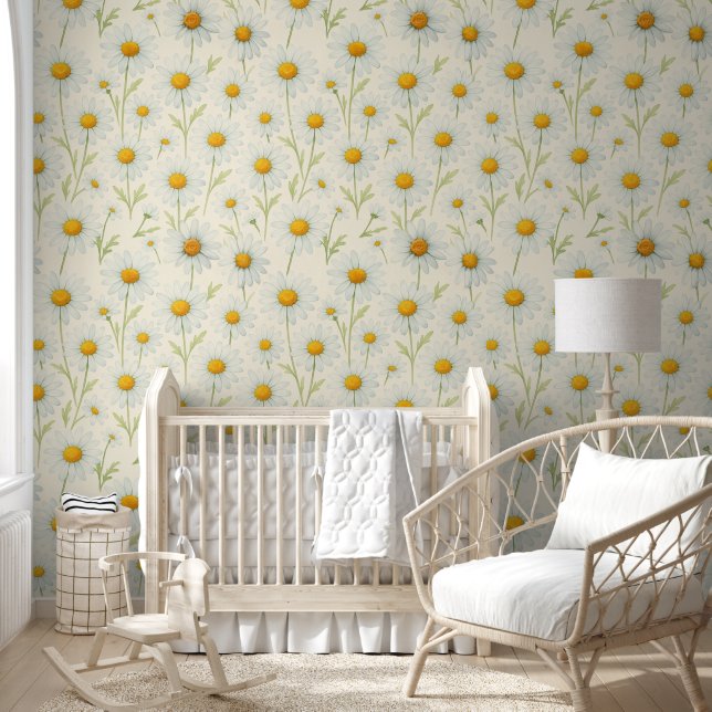 Papier Peint Marguerites chamomiles (Enfants)