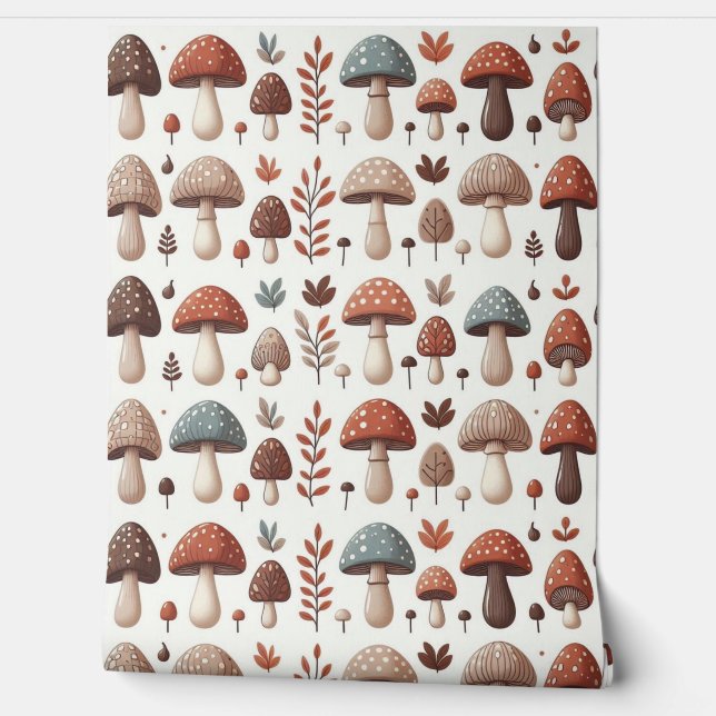 Papier Peint Marquage des champignons (Déroulement)