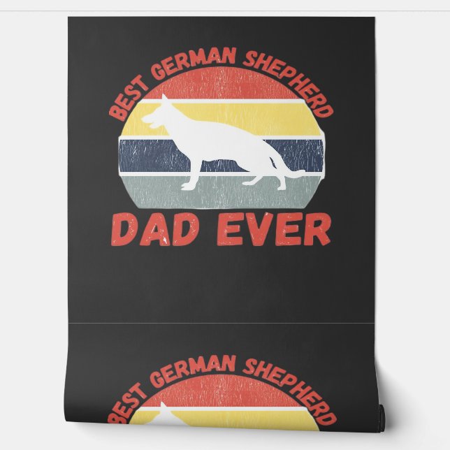 Papier Peint Meilleur papa Berger allemand citation drôle Sheph (Déroulement)