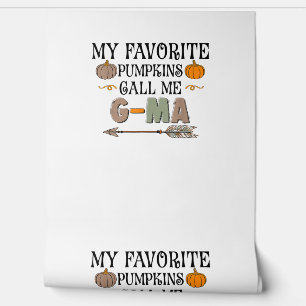 Papier Peint Mes Citrouilles préférés m'appellent G-MA grand-mè