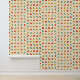 Papier Peint Mi-siècle rose