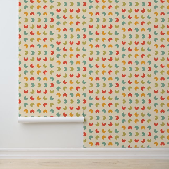 Papier Peint Mi-siècle rose (Application)