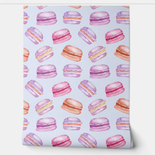 Papier Peint Mignonnes macroons colorées Salle pour enfants