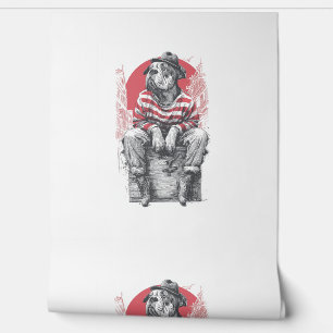 Papier Peint Mime Mastiff - Chien drôle silencieux