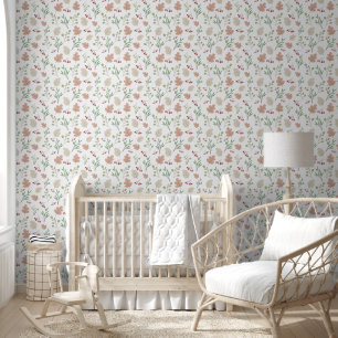 Papier Peint Modèle de feuilles sans couture Baby Boho