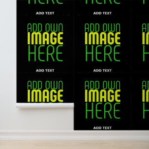 PAPIER PEINT MODÈLE DE TEXTE D'IMAGE NOIRE SIMPLE ET MODERNE