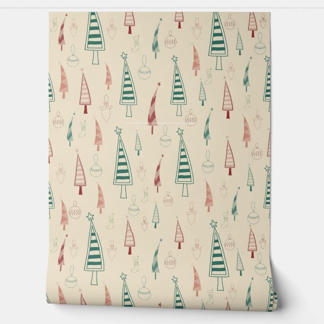 Papier Peint Modèle floral (Déroulement)