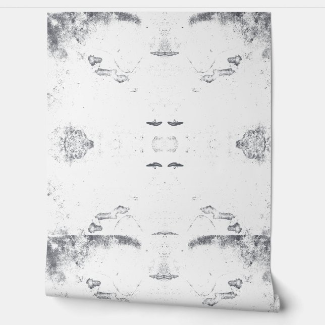 Papier Peint Modern Black and White Abstract Seamless Pattern  (Déroulement)