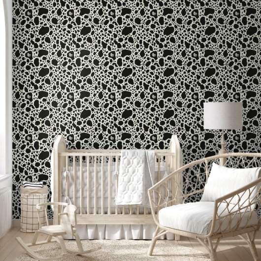 Papier Peint Modern Black & White Spot (Enfants)