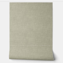 Modern Muted Olive Home Office Linen Look Texture