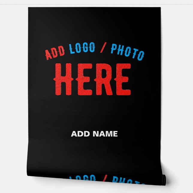 PAPIER PEINT MODERNE ET MODERNE PERSONNALISABLE NOIR VÉRIFIÉ (Déroulement)