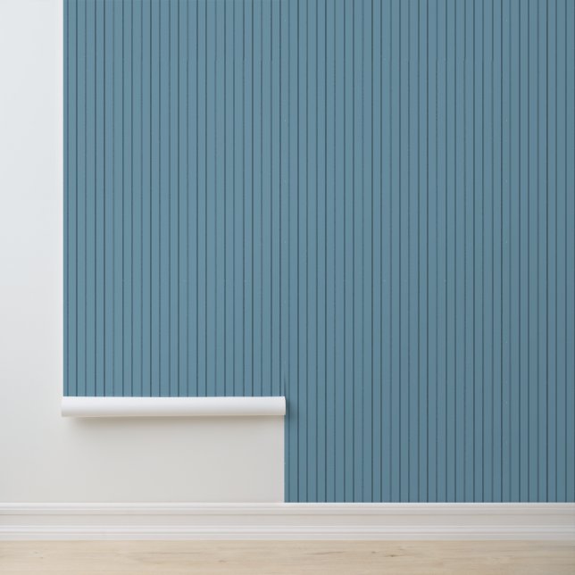 Papier Peint Moderne tendance 1" rayure bleu (Application)