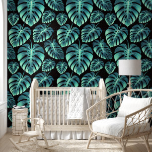 Papier Peint Monstera mystérieux