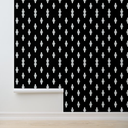 Papier Peint Montre la Fun Black de temps (Application)
