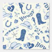 Papier Peint Motif amusant de la Cowgirl Côtière Club Bach dans (Recto)