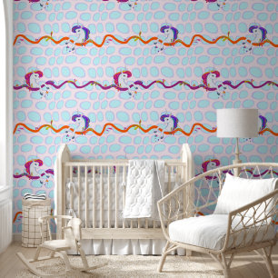 Papier Peint Motif animal cool - bande dessinée Unicorn 4