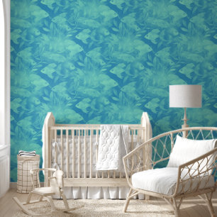 Papier Peint Motif aquarelle d'animaux cool - Poisson 2