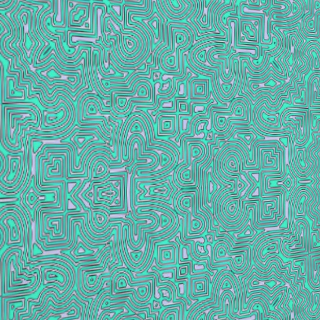 Papier Peint motif bleu et vert abstrait (Couture)