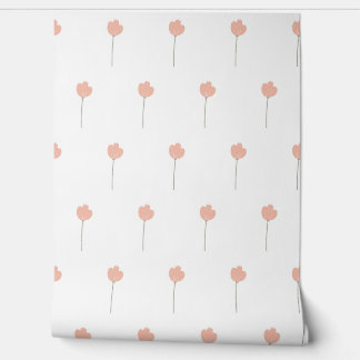 Papier Peint motif botanique simple et sans couture avec des fl