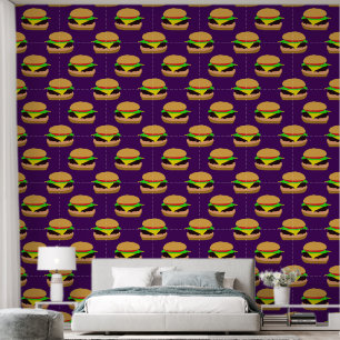 Papier Peint Motif Burger