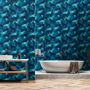 Papier Peint Motif camouflage de chien unique Cozy Home Tropica
