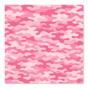 Papier Peint Motif camouflage rose féminin