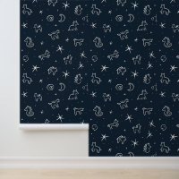 Motif céleste Horoscope Night Sky