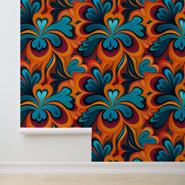 Papier peint motif cool carrelé (Application)