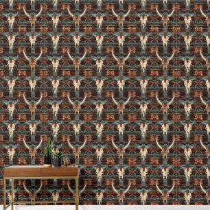 Papier Peint motif cool en faux bois