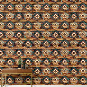 Papier Peint motif cool en faux bois