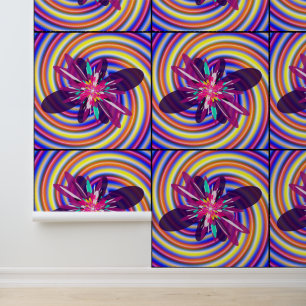 Papier Peint Motif d'art de mandala géométrique abstrait