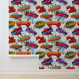 Papier Peint Motif de bulle Superhero