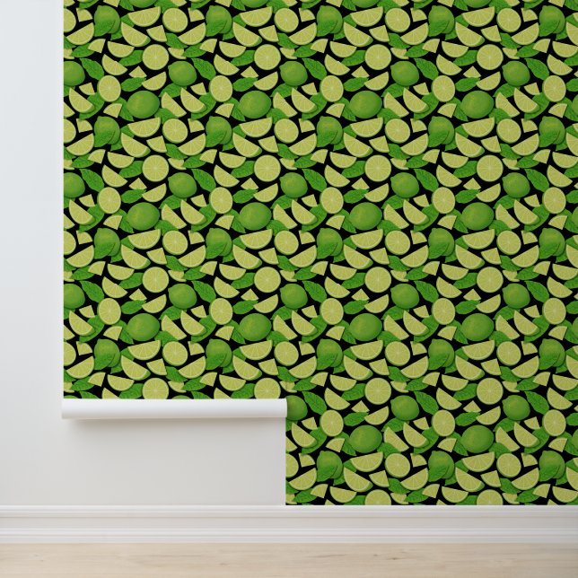Papier Peint Motif de chaux (Application)