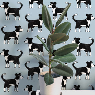 Papier Peint Motif de chien Border Collie gallois