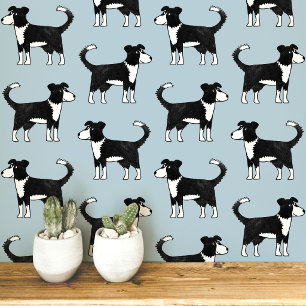 Papier Peint Motif de chien Border Collie gallois