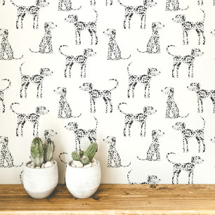 Papier Peint Motif de chien dalmate