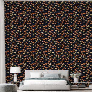 Papier Peint Motif de coeur