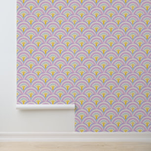 Papier Peint Motif de coquille de couleur pastel