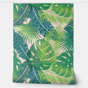 Papier Peint Motif de feuille tropicale