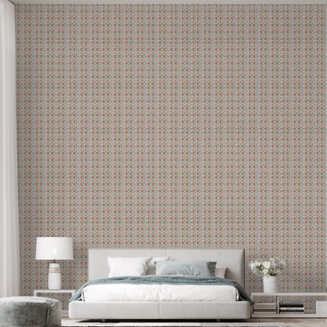 Papier Peint Motif de fleur d'aquarelle moderne (Chambre à coucher)