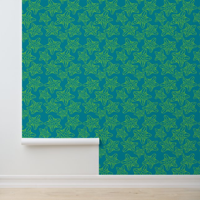 Papier Peint Motif de la foule de Starfish | Monogramme (Application)