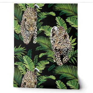 Papier Peint Motif de léopards